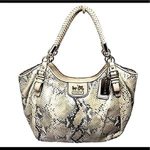 COACH Madison Metallic Python Abigail Gold/Natural